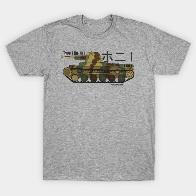 Type 1 Ho-Ni I T-Shirt by Panzerpicture